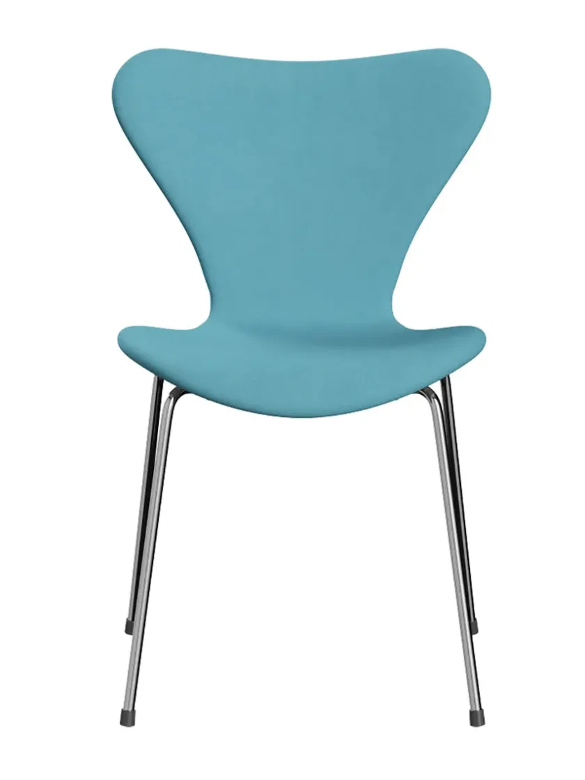 Fritz Hansen 3107 Serie 7, fuldpolstret af Arne Jacobsen> Spisebordsstole