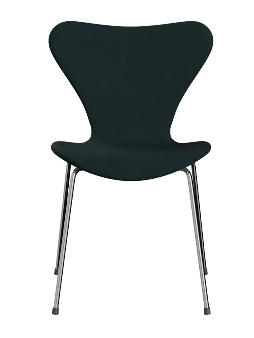 Fritz Hansen 3107 Serie 7, fuldpolstret af Arne Jacobsen> Spisebordsstole