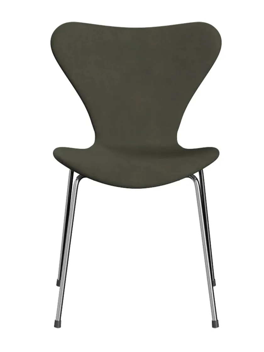 Fritz Hansen 3107 Serie 7, fuldpolstret af Arne Jacobsen> Spisebordsstole