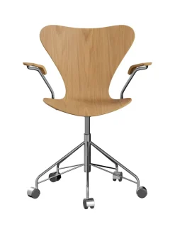 Fritz Hansen 3217 Serie 7 Kontorstol af Arne Jacobsen><noscript><img width=