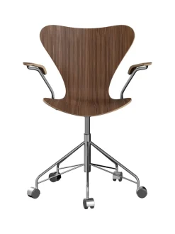 Fritz Hansen 3217 Serie 7 Kontorstol af Arne Jacobsen><noscript><img width=