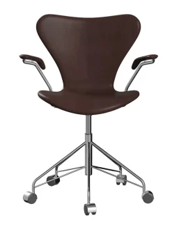 Fritz Hansen 3217 Serie 7 Kontorstol af Arne Jacobsen><noscript><img width=