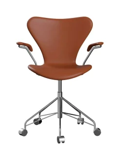 Fritz Hansen 3217 Serie 7 Kontorstol af Arne Jacobsen><noscript><img width=