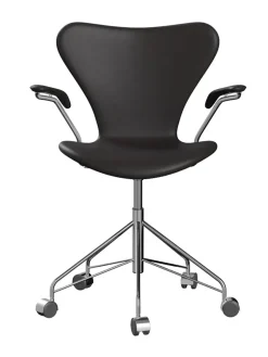 Fritz Hansen 3217 Serie 7 Kontorstol af Arne Jacobsen><noscript><img width=