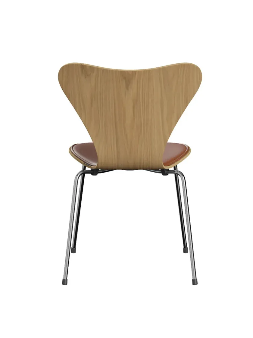 Fritz Hansen 3107 Serie 7 Stol, forsidepolstret af Arne Jacobsen> Spisebordsstole