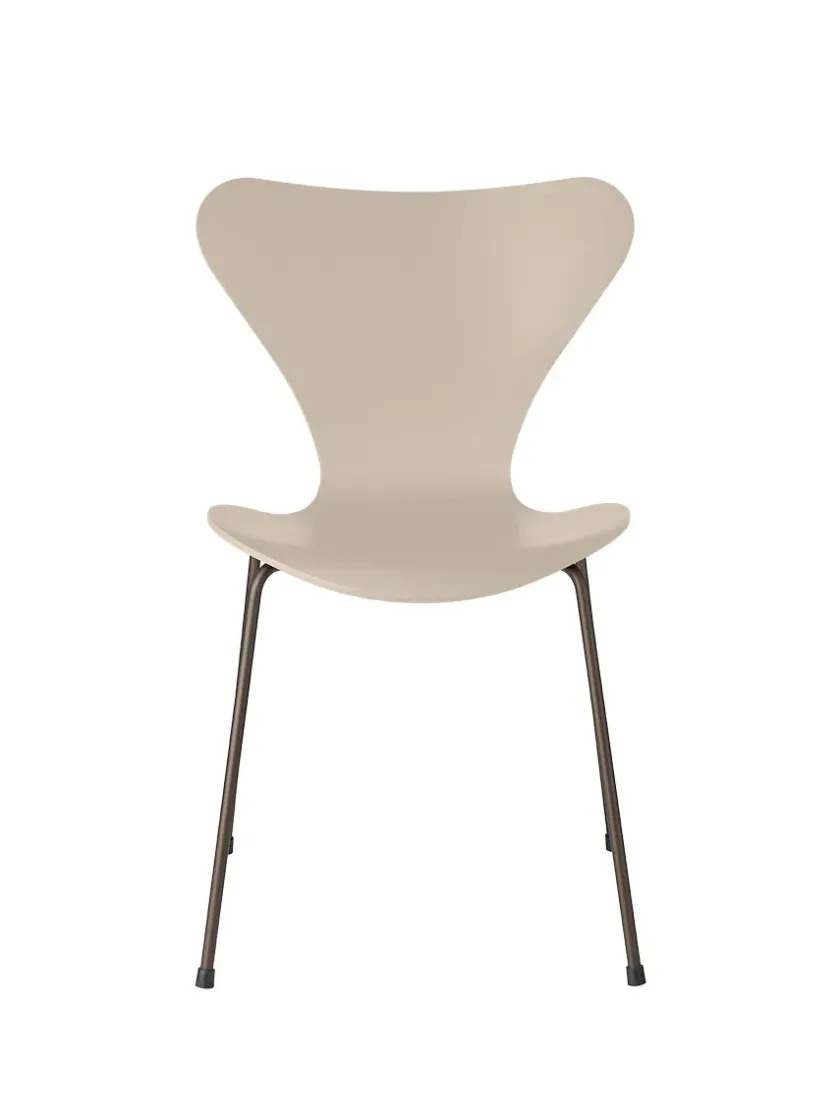 Fritz Hansen 3107 Serie 7 stol lakeret af Arne Jacobsen> Spisebordsstole