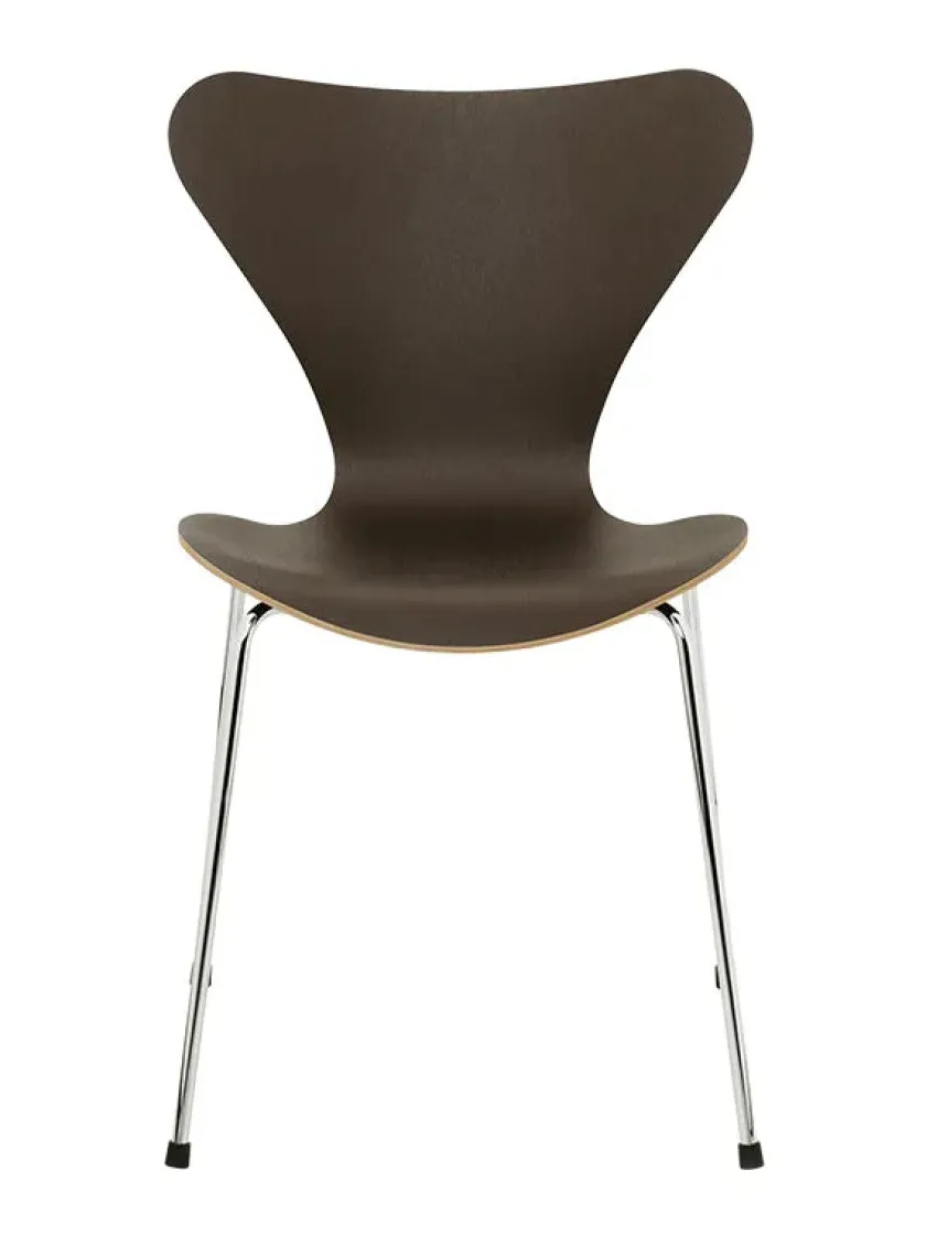 Fritz Hansen 3107 Serie 7 Stol, naturfiner af Arne Jacobsen> Spisebordsstole