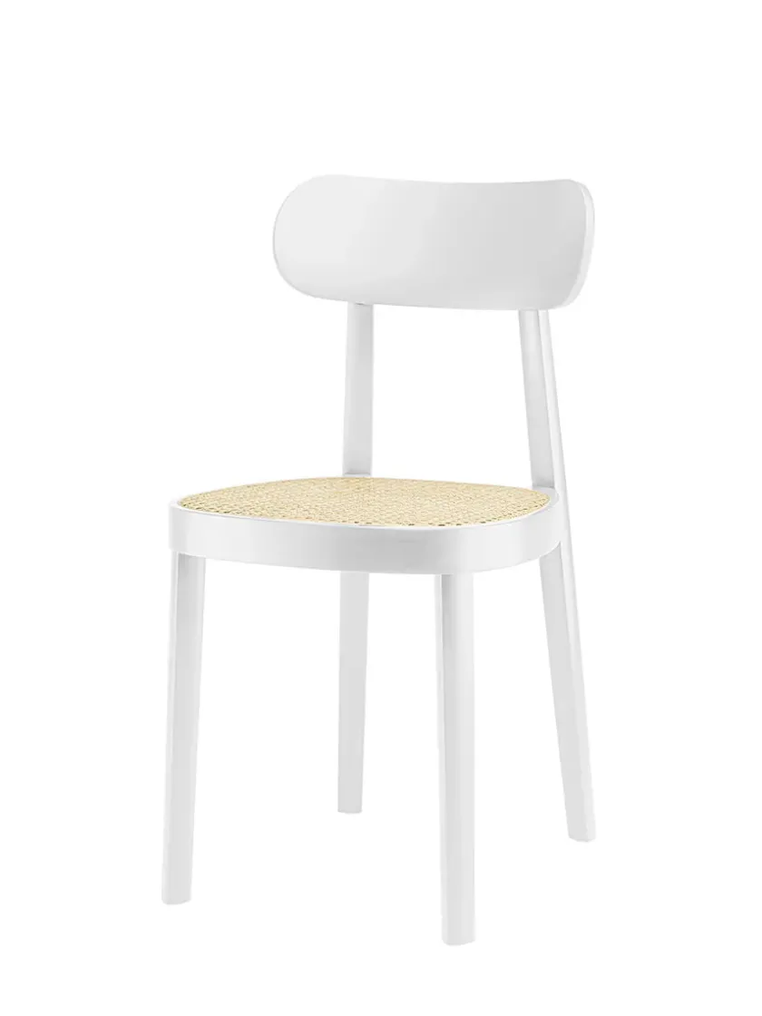 Thonet 118 Spisebordsstol, hvid fra> Spisebordsstole
