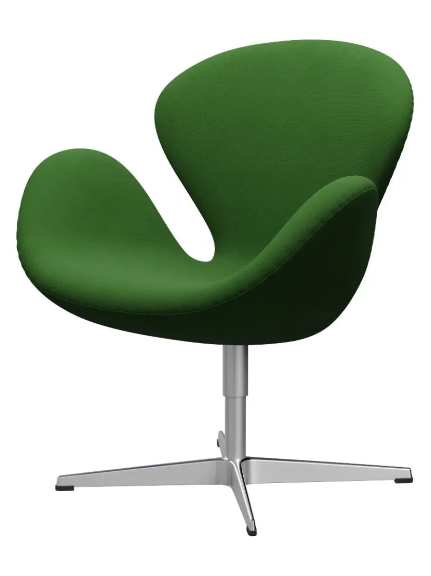 Fritz Hansen 3320 Svanen i stof (prisgruppe 1) af Arne Jacobsen> Lænestole