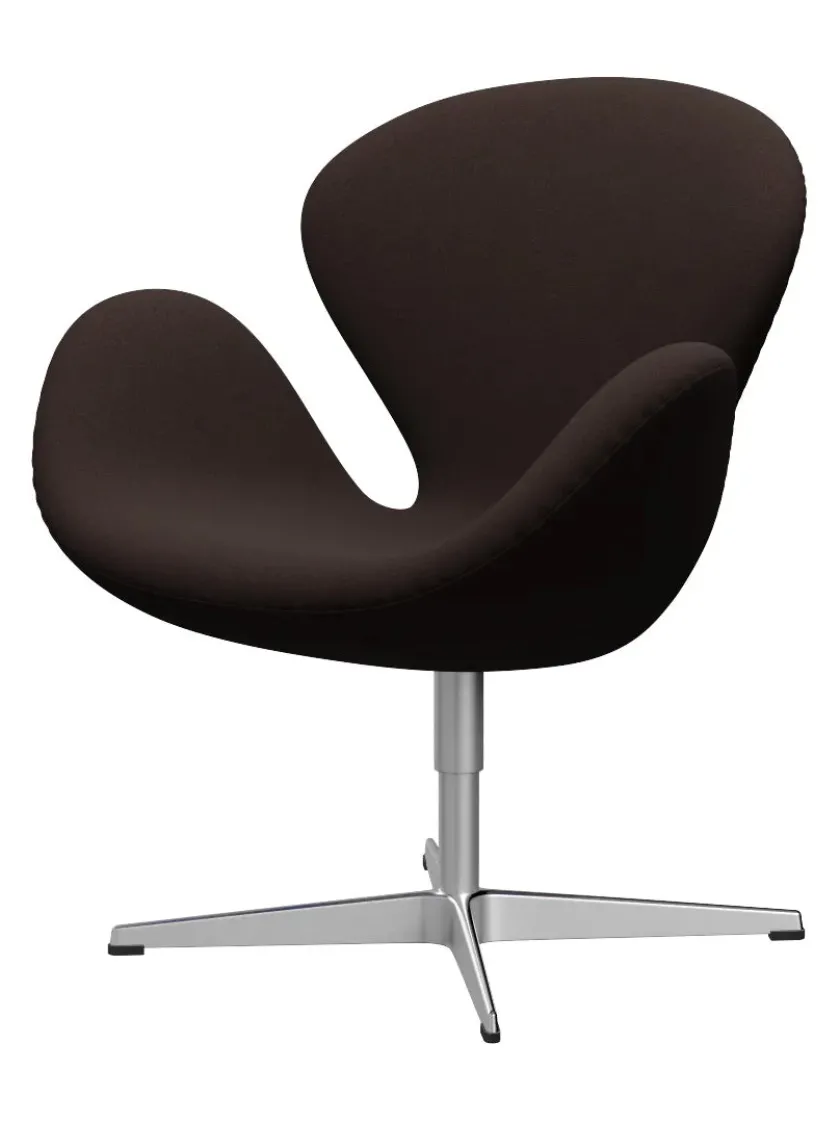 Fritz Hansen 3320 Svanen i stof (prisgruppe 1) af Arne Jacobsen> Lænestole