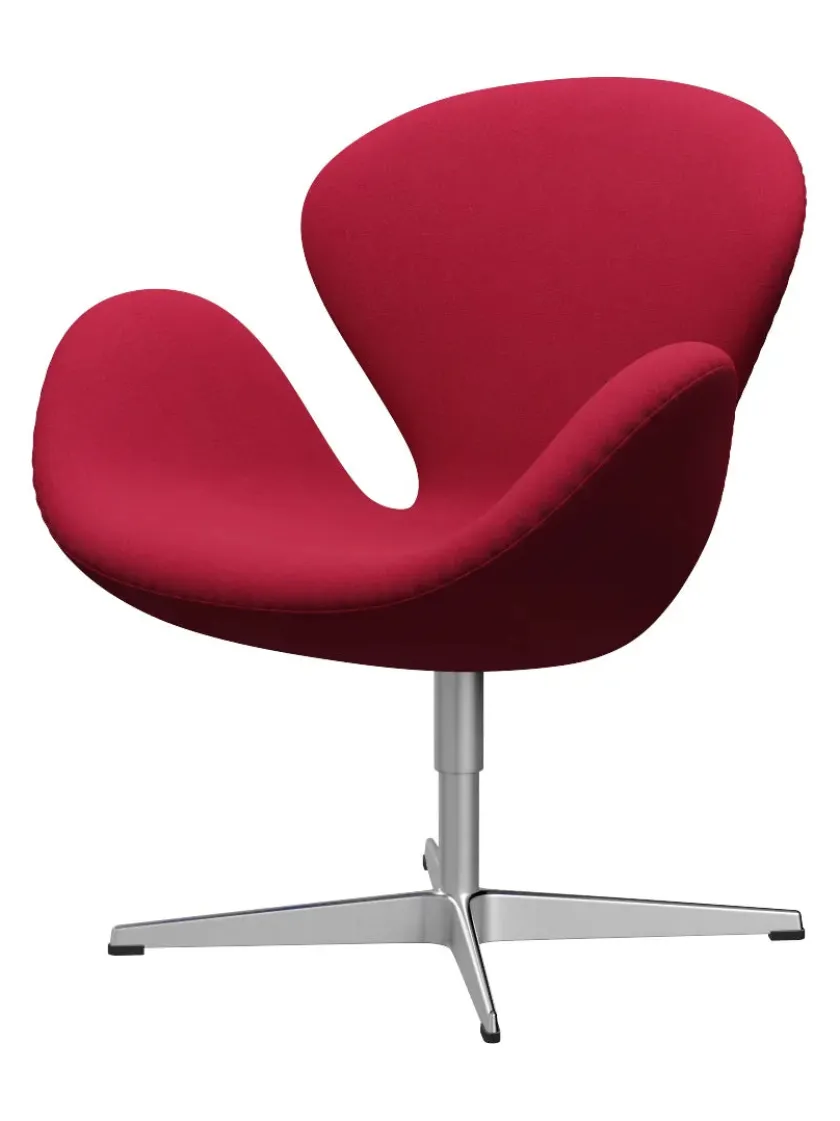 Fritz Hansen 3320 Svanen i stof (prisgruppe 1) af Arne Jacobsen> Lænestole
