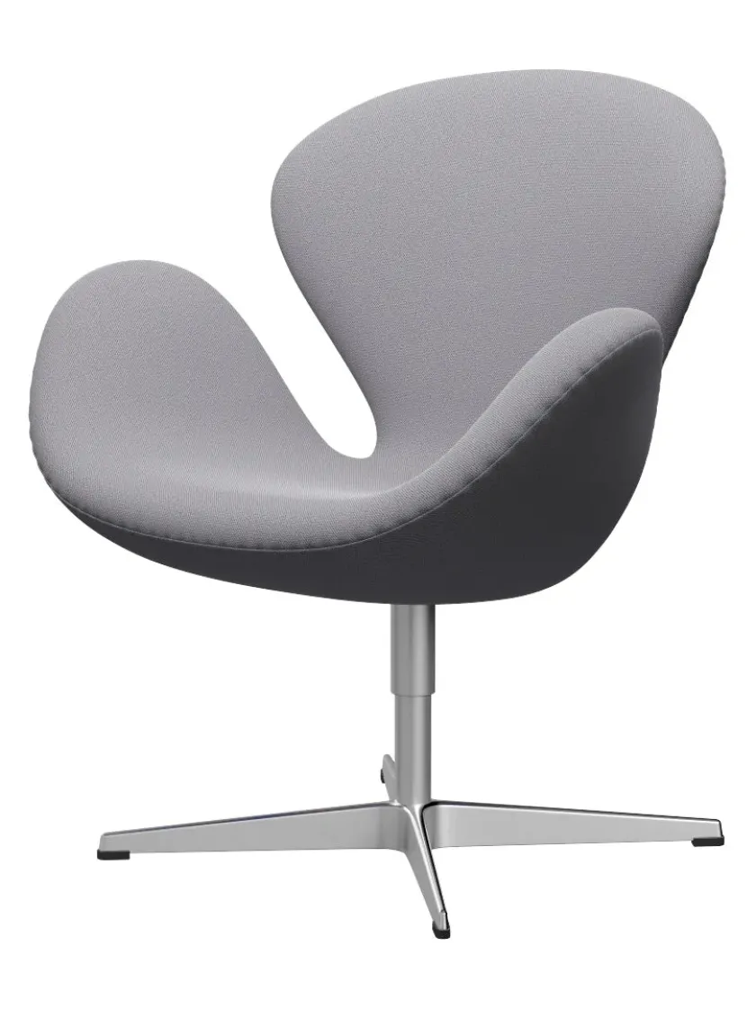 Fritz Hansen 3320 Svanen i stof (prisgruppe 1) af Arne Jacobsen> Lænestole