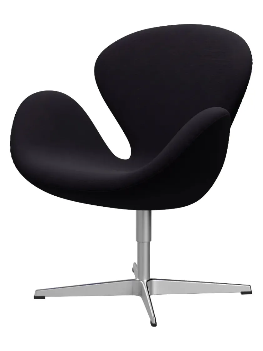 Fritz Hansen 3320 Svanen i stof (prisgruppe 1) af Arne Jacobsen> Lænestole