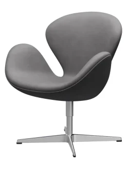 Fritz Hansen 3320 Svanen i stof (prisgruppe 1) af Arne Jacobsen><noscript><img width=
