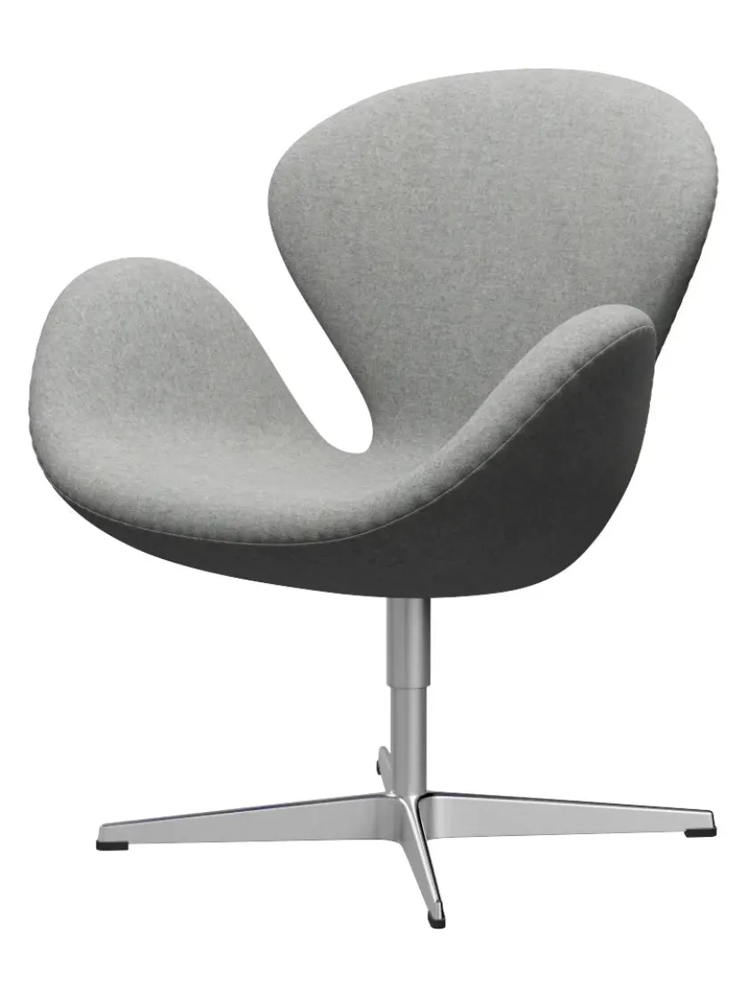 Fritz Hansen 3320 Svanen i stof (prisgruppe 1) af Arne Jacobsen> Lænestole