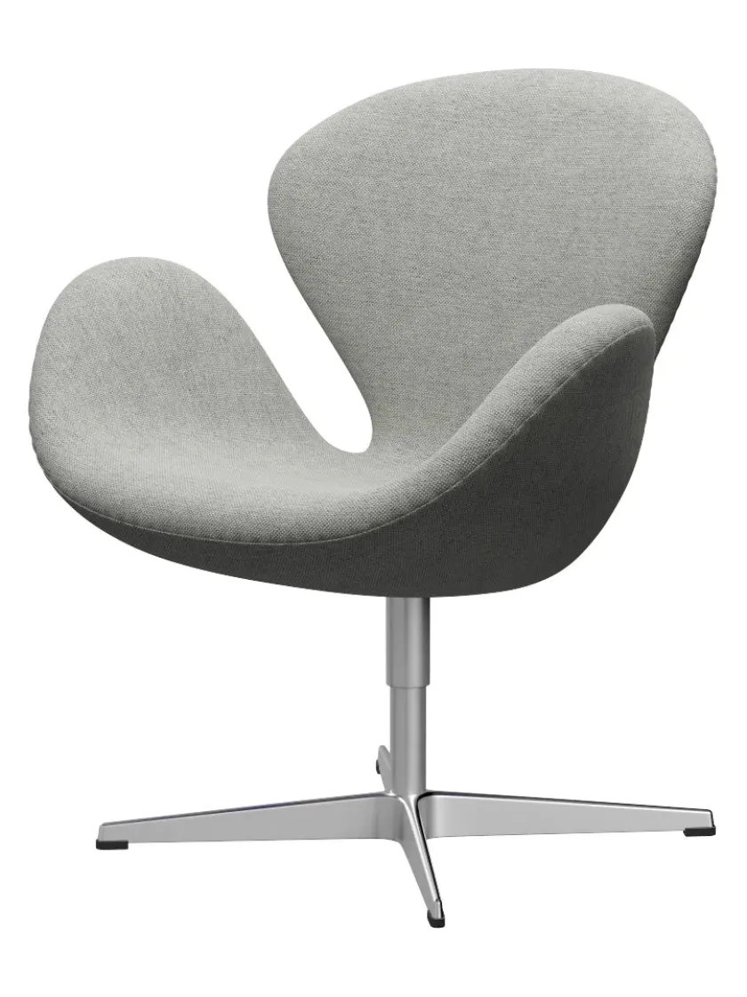 Fritz Hansen 3320 Svanen i stof (prisgruppe 1) af Arne Jacobsen> Lænestole