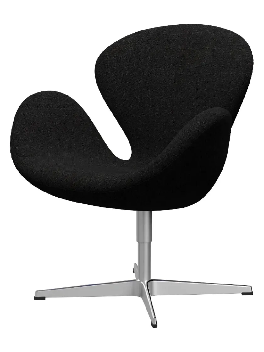 Fritz Hansen 3320 Svanen i stof (prisgruppe 1) af Arne Jacobsen> Lænestole