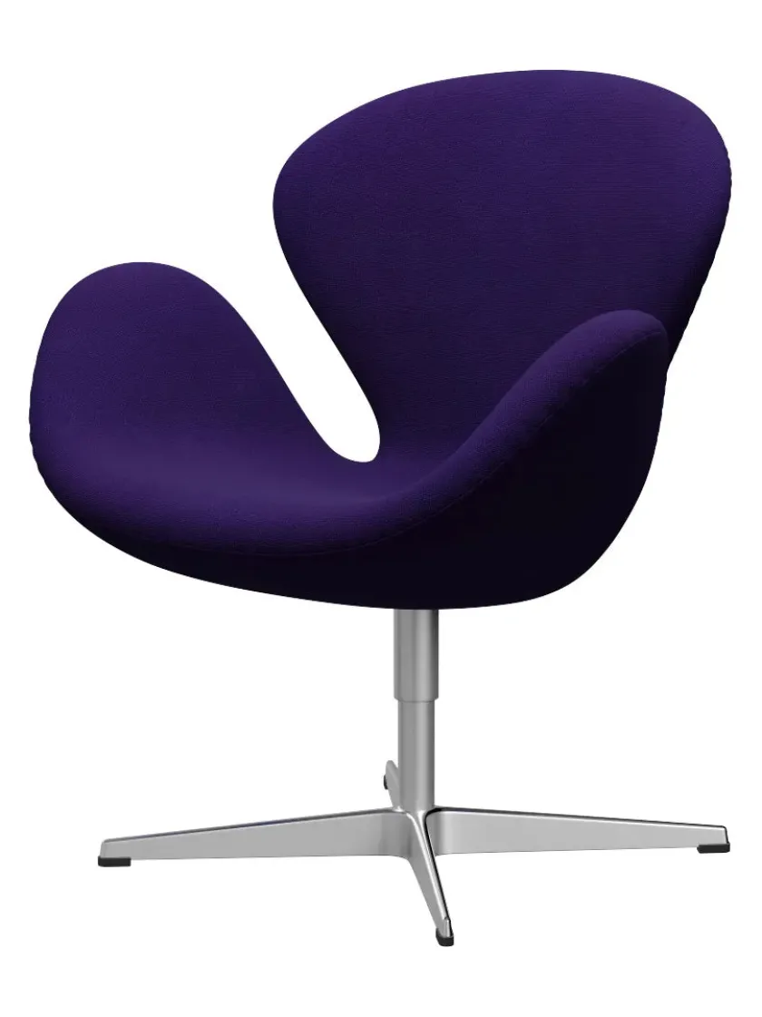 Fritz Hansen 3320 Svanen i stof (prisgruppe 1) af Arne Jacobsen> Lænestole
