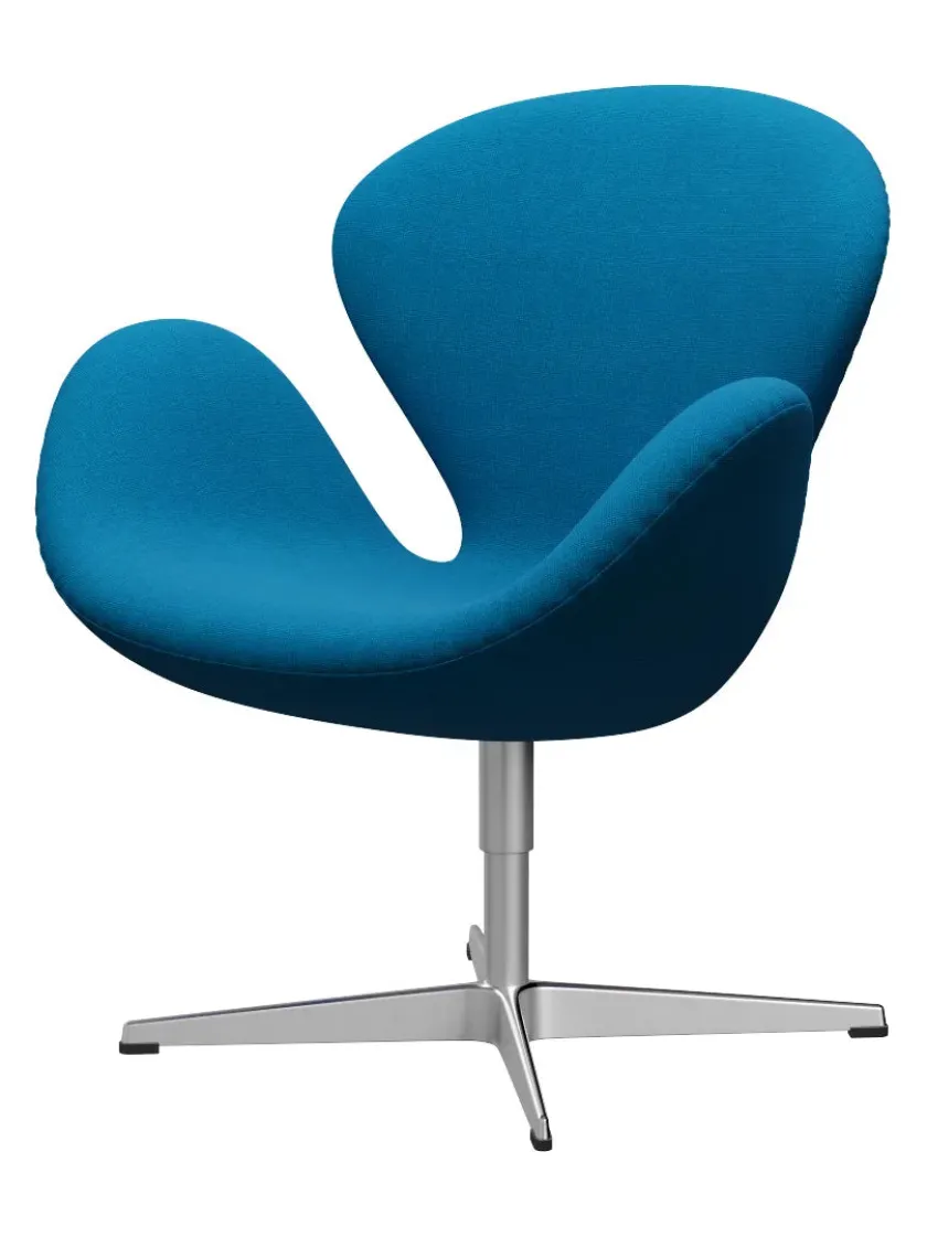 Fritz Hansen 3320 Svanen i stof (prisgruppe 1) af Arne Jacobsen> Lænestole