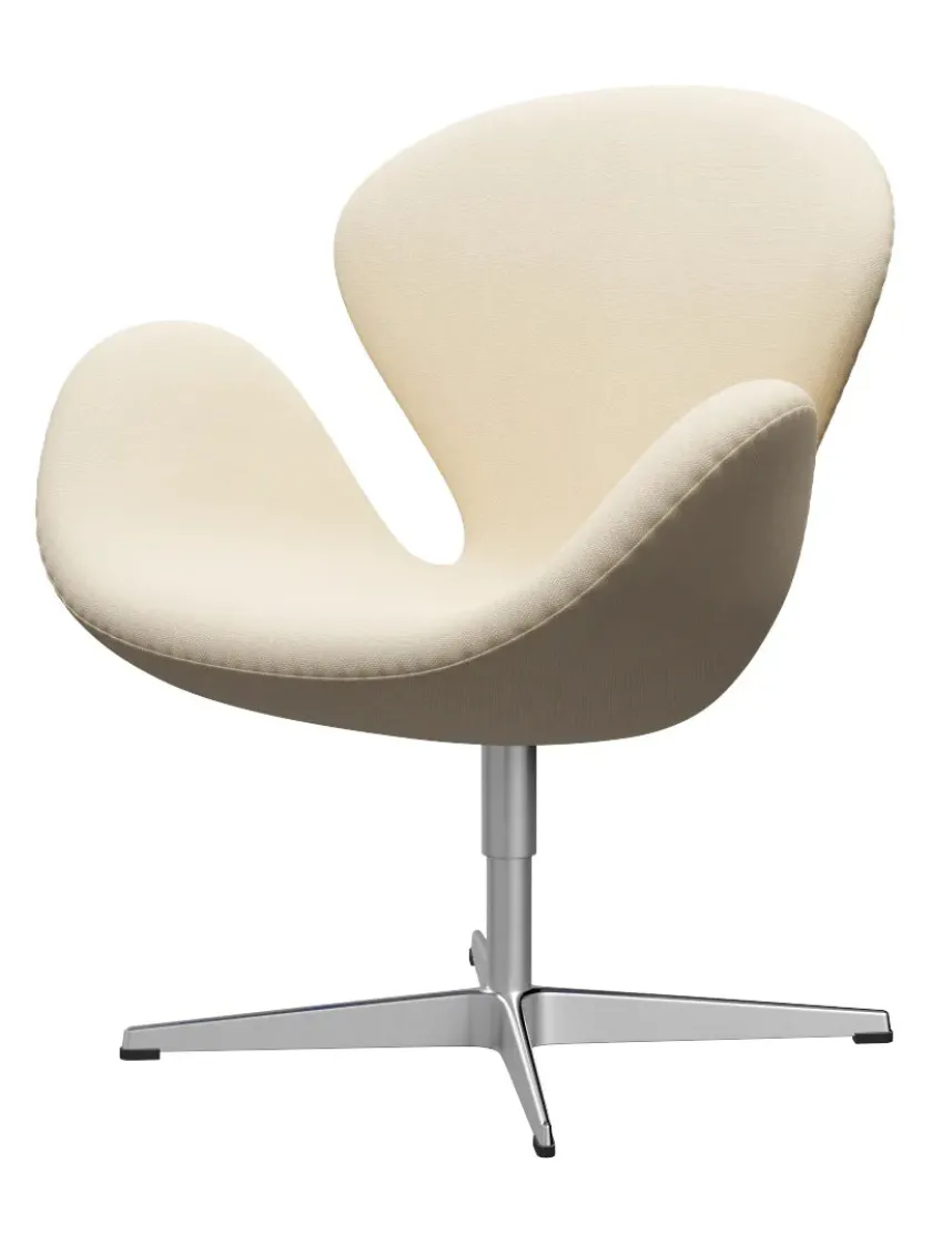 Fritz Hansen 3320 Svanen i stof (prisgruppe 1) af Arne Jacobsen> Lænestole
