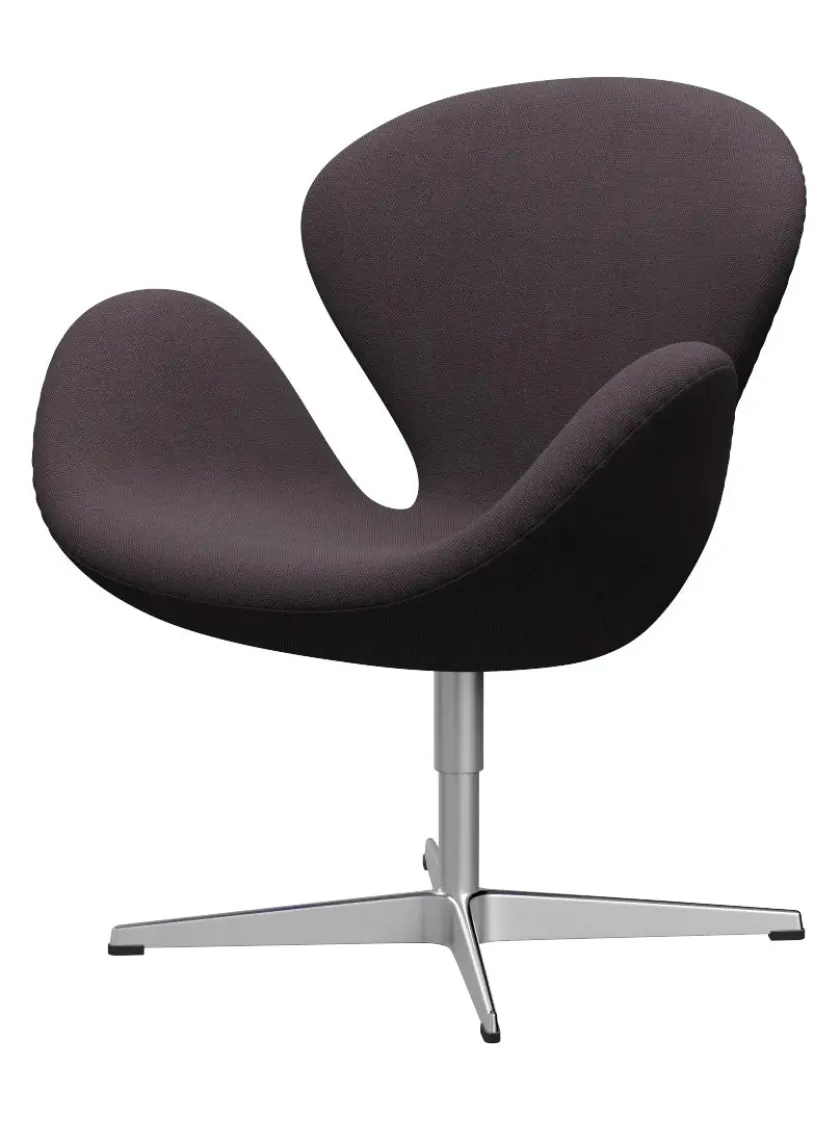 Fritz Hansen 3320 Svanen i stof (prisgruppe 1) af Arne Jacobsen> Lænestole