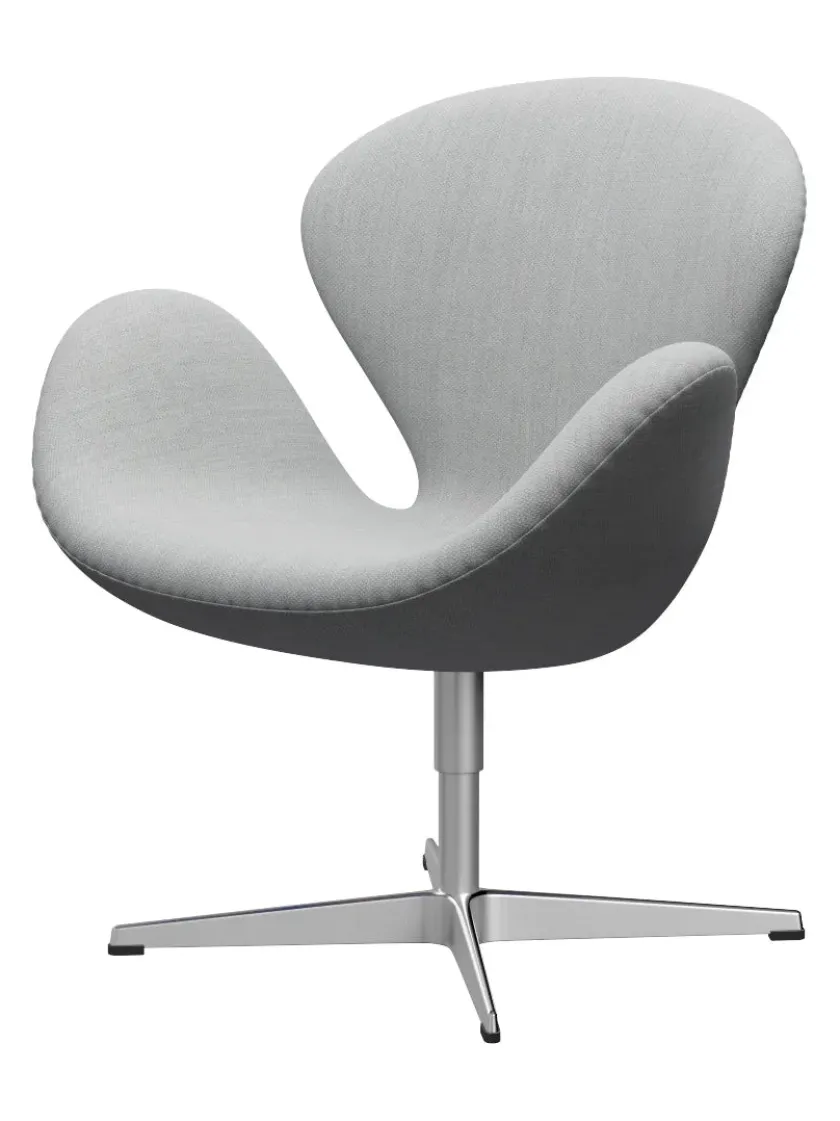 Fritz Hansen 3320 Svanen i stof (prisgruppe 1) af Arne Jacobsen> Lænestole
