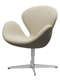 Fritz Hansen 3320 Svanen i stof (prisgruppe 1) af Arne Jacobsen><noscript><img width=