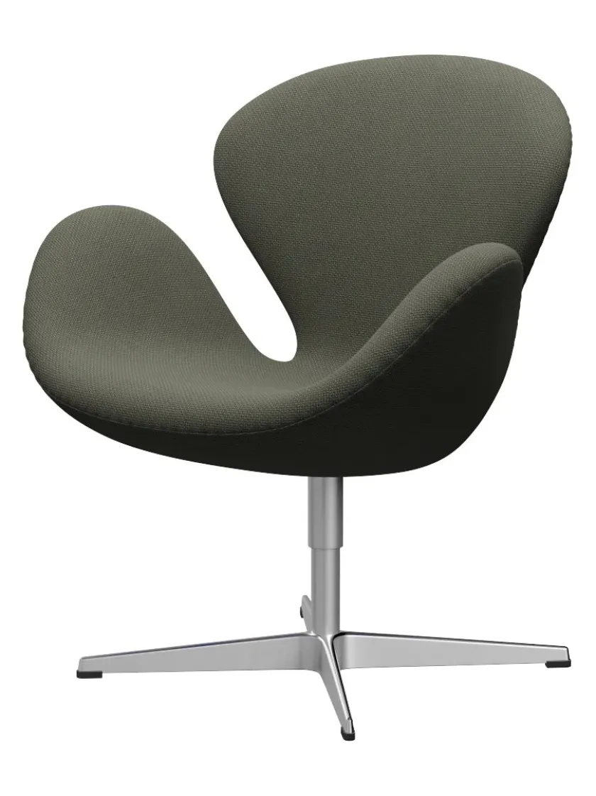 Fritz Hansen 3320 Svanen i stof (prisgruppe 1) af Arne Jacobsen> Lænestole