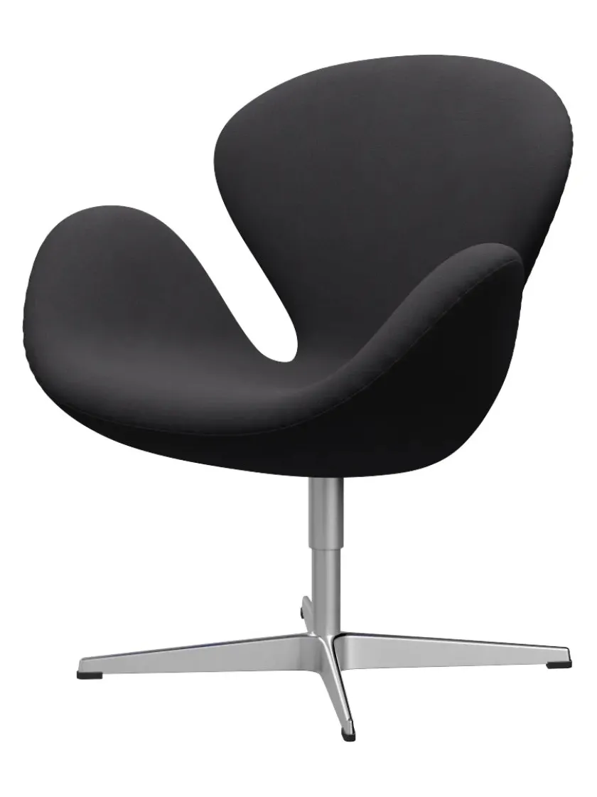 Fritz Hansen 3320 Svanen i stof (prisgruppe 1) af Arne Jacobsen> Lænestole