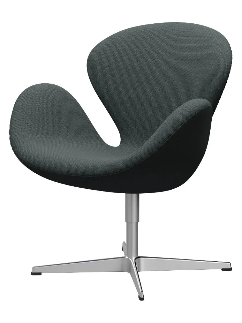 Fritz Hansen 3320 Svanen i stof (prisgruppe 1) af Arne Jacobsen> Lænestole