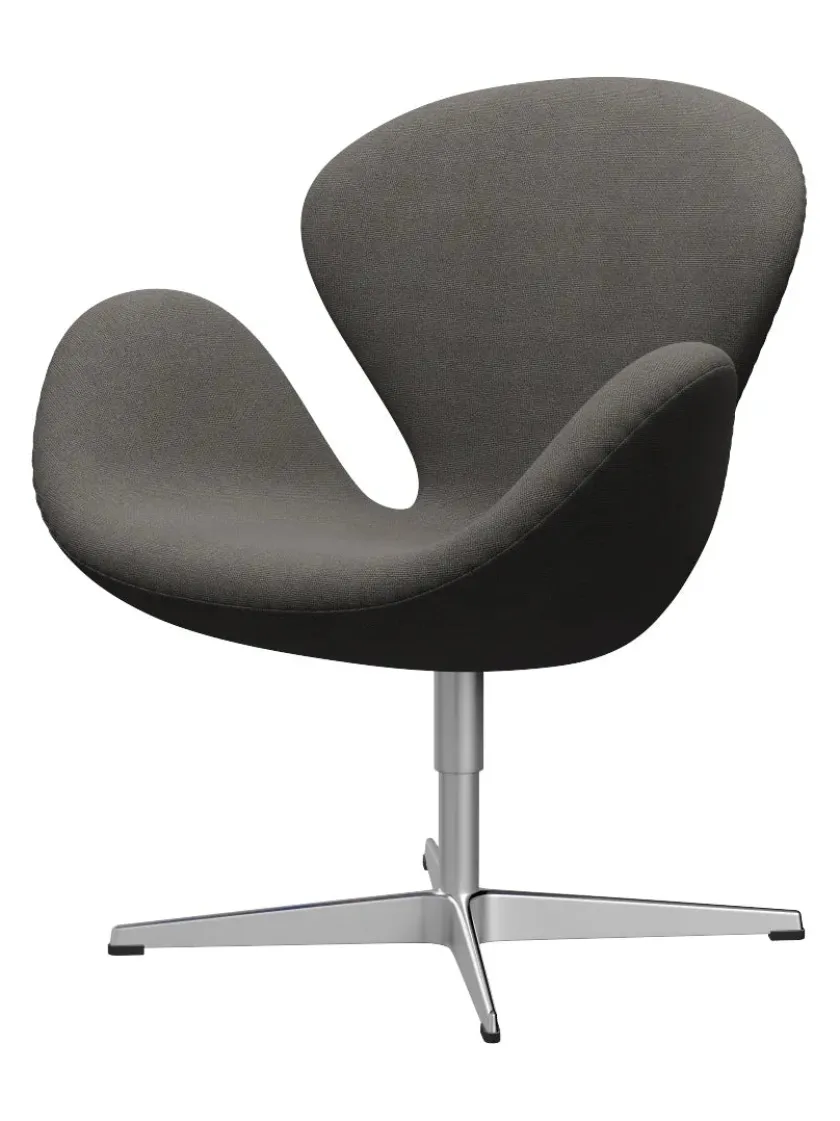 Fritz Hansen 3320 Svanen i stof (prisgruppe 1) af Arne Jacobsen> Lænestole
