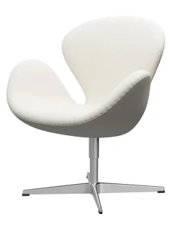 Fritz Hansen 3320 Svanen i stof (prisgruppe 1) af Arne Jacobsen><noscript><img width=