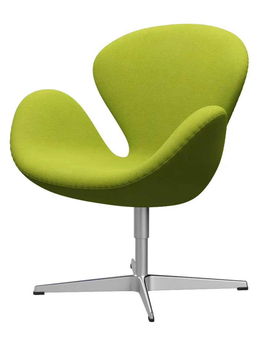 Fritz Hansen 3320 Svanen i stof (prisgruppe 1) af Arne Jacobsen> Lænestole