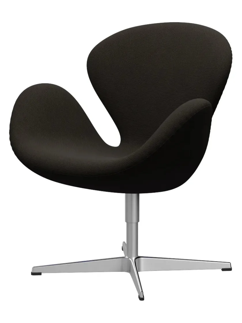 Fritz Hansen 3320 Svanen i stof (prisgruppe 1) af Arne Jacobsen> Lænestole