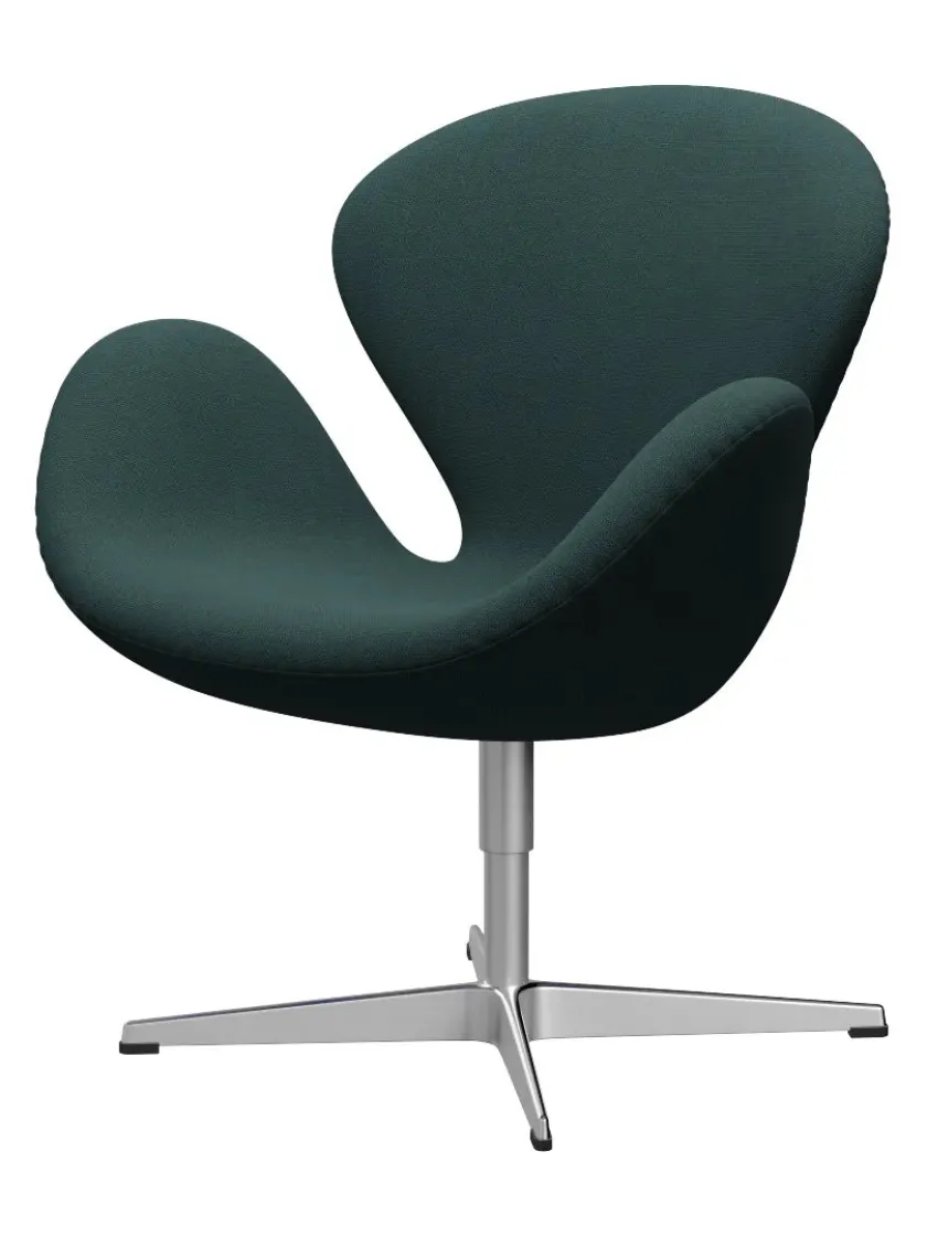 Fritz Hansen 3320 Svanen i stof (prisgruppe 1) af Arne Jacobsen> Lænestole