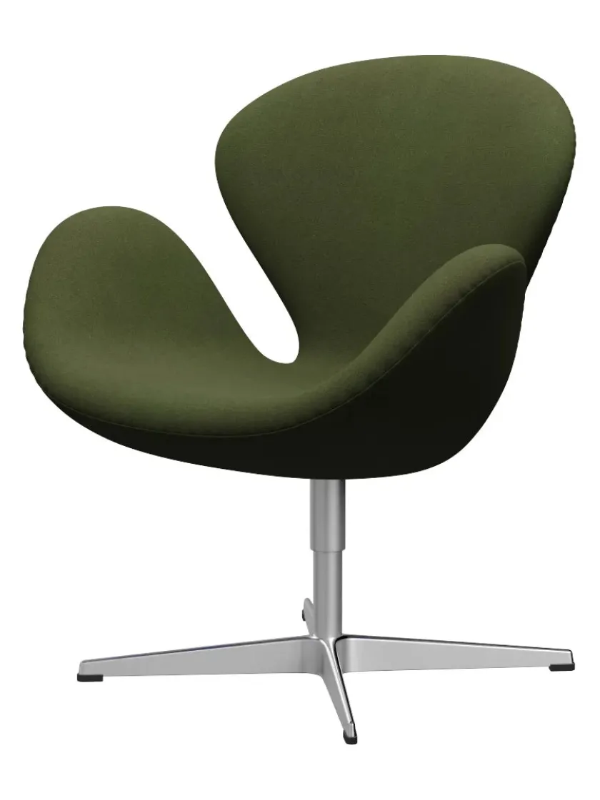 Fritz Hansen 3320 Svanen i stof (prisgruppe 1) af Arne Jacobsen> Lænestole