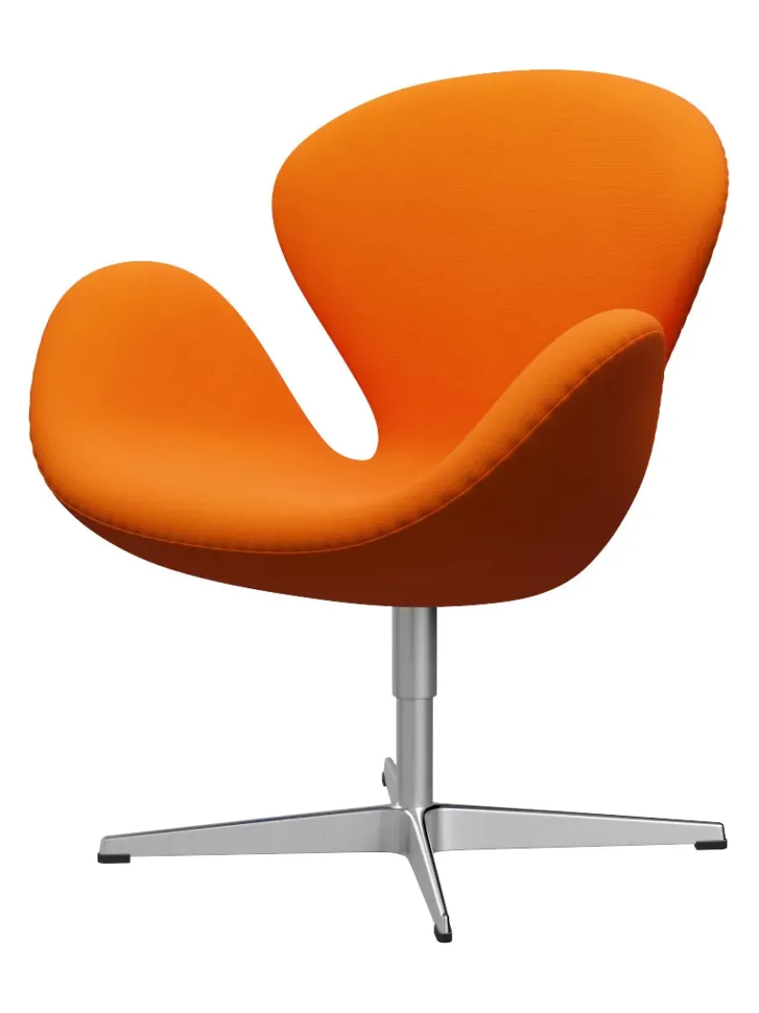 Fritz Hansen 3320 Svanen i stof (prisgruppe 1) af Arne Jacobsen> Lænestole