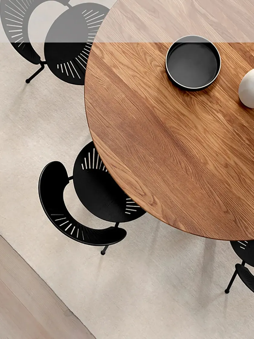 Fredericia Furniture 3398 Trinidad Stol, sort ask af Nanna Ditzel> Spisebordsstole