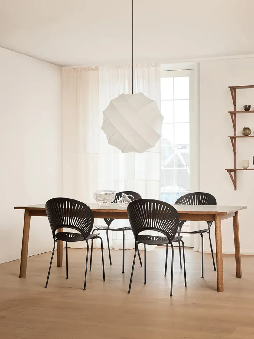Fredericia Furniture 3398 Trinidad Stol, sort ask af Nanna Ditzel> Spisebordsstole
