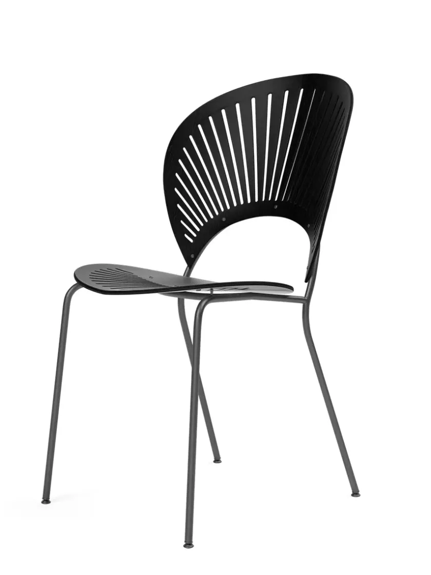 Fredericia Furniture 3398 Trinidad Stol, sort ask af Nanna Ditzel> Spisebordsstole