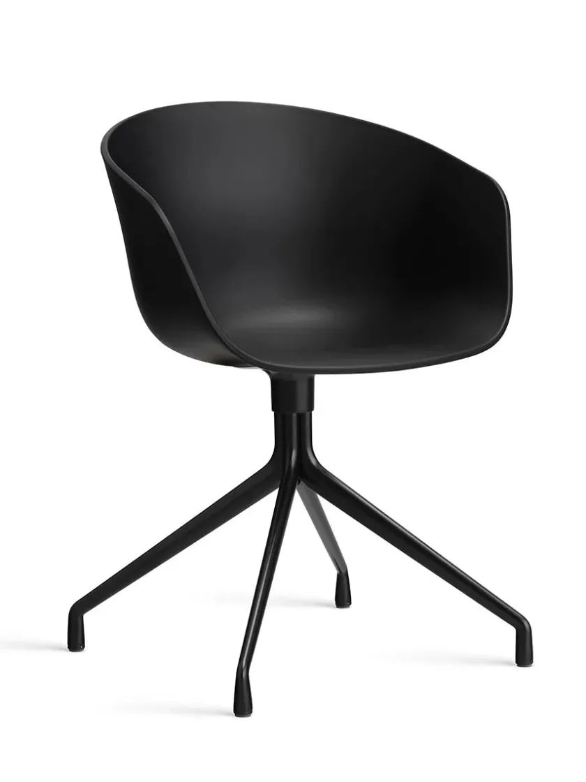 HAY About a Chair AAC52 Forsidepolstret, hvid skal fra> Kontorstole