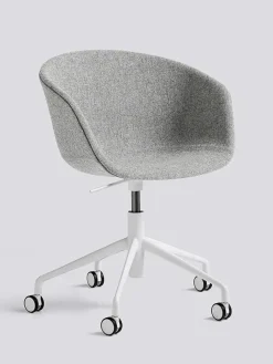 HAY About a Chair AAC52 Forsidepolstret, hvid skal fra><noscript><img width=