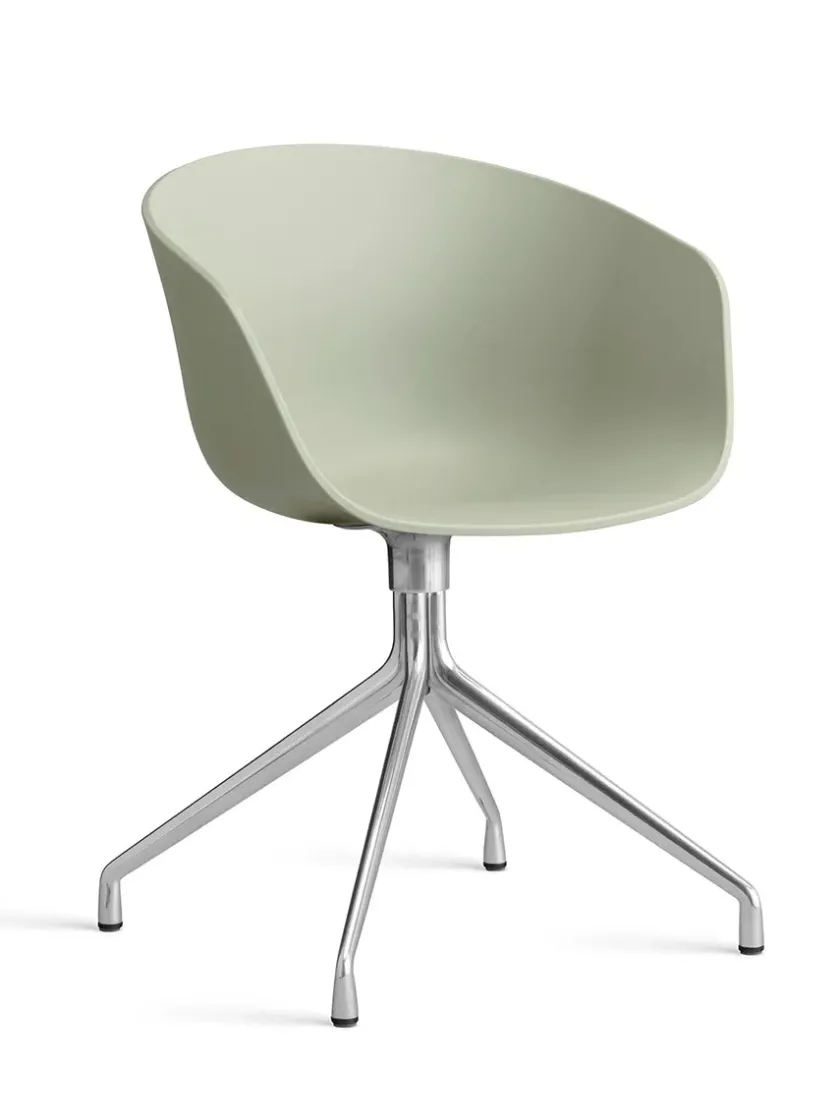 HAY About a Chair AAC52 Forsidepolstret, hvid skal fra> Kontorstole