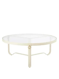 GUBI Adnet Coffee Table Ø100 cm, cream fra> Sofaborde