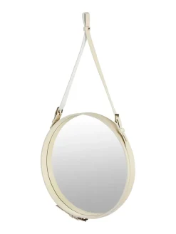 GUBI Adnet Wall Mirror Ø58 cm, cream fra> Spejle