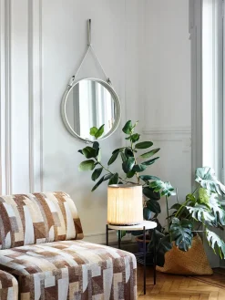 GUBI Adnet Wall Mirror Ø58 cm, cream fra> Spejle