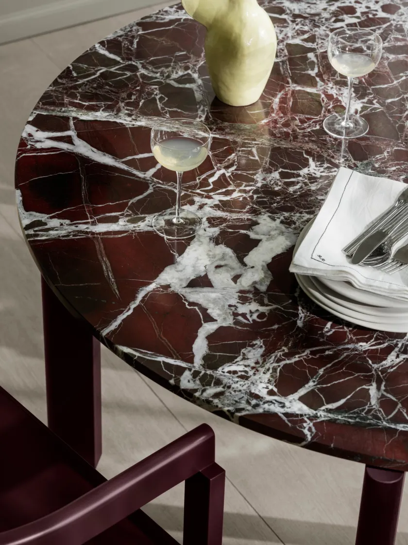Fritz Hansen After Dining Table Ø120, ash fra> Spiseborde