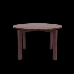 Fritz Hansen After Dining Table Ø120, Marble Burgundy fra> Spiseborde