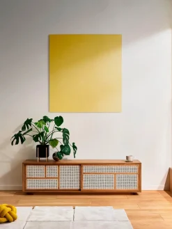 Design House Stockholm Air Sideboard Low, oak/cane fra> Tv-Borde|Skænke