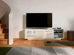 Design House Stockholm Air Sideboard Low, oak/cane fra><noscript><img width=